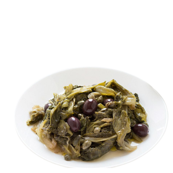 Scarola olive e capperi